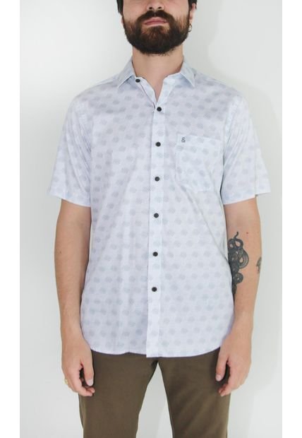 Camisa Para Hombre Azul Marca L&H
