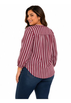Blusa Para Mujer. Manga 3/4 Morado Marca L&H Ref. 1F612248