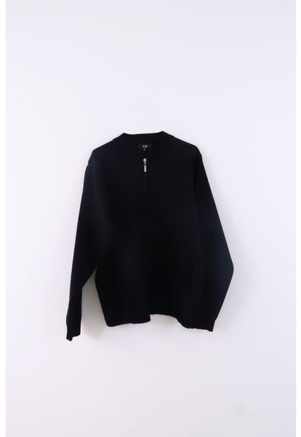 Chaqueta Tejida Para Hombre  Negro Marca L&H