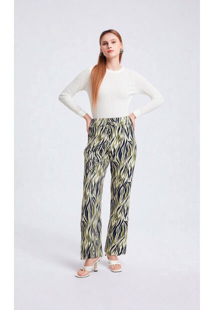 Pantalon Para Mujer Verde Marca L&H Ref. 2J407077