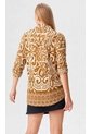 Bluson Para Mujer Manga 3/4 Beige Marca L&H Ref. 2J424021 de L&H