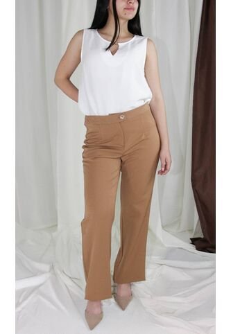 Pantalon Para Mujer Taupe Marca L&H L&H