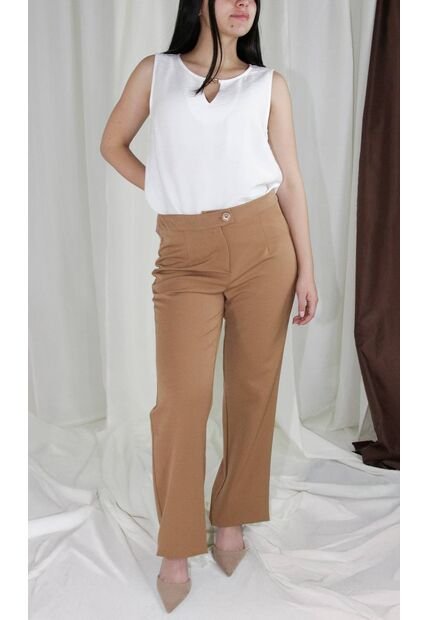 Pantalon Para Mujer Taupe Marca L&H