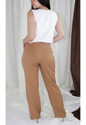 Pantalon Para Mujer Taupe Marca L&H