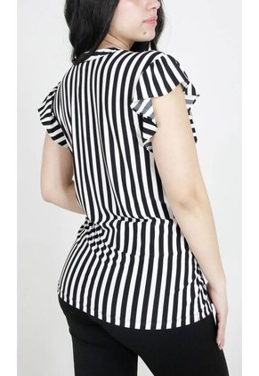 Camiseta Para Mujer Manga Corta Negro Marca L&H