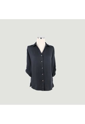 Blusa Para Mujer Manga 3/4 Negro Marca L&H