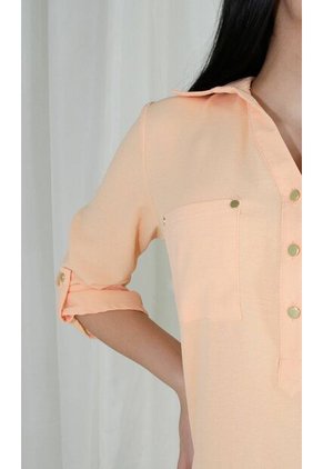 Blusa Para Mujer Manga 3/4 Coral Marca L&H
