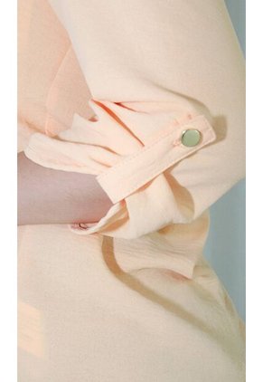 Blusa Para Mujer Manga 3/4 Coral Marca L&H