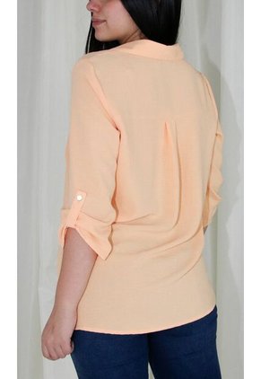 Blusa Para Mujer Manga 3/4 Coral Marca L&H