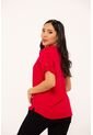 Blusa Para Mujer Manga Corta Rojo Marca LYH de L&H