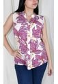 Blusa Para Mujer Manga Sisa Morado Marca L&H de L&H
