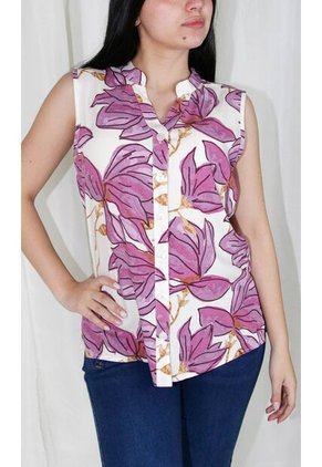Blusa Para Mujer Manga Sisa Morado Marca L&H