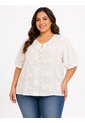 Blusa Para Mujer. Manga Corta Blanco Marca L&H Ref. 1F612245 de L&H