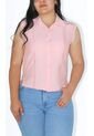 Blusa Para Mujer Manga Sisa Rosado Marca L&H Ref. 1F412679 de L&H