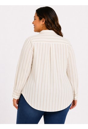 Blusa Para Mujer. Manga 3/4 Crudo Marca L&H Ref. 1F612241