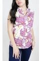 Blusa Para Mujer Manga Sisa Morado Marca L&H de L&H