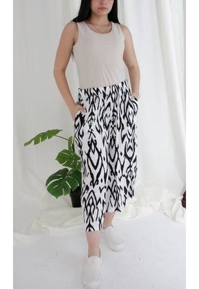 Capri Para Mujer Negro Marca L&H