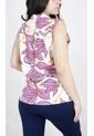 Blusa Para Mujer Manga Sisa Morado Marca L&H de L&H