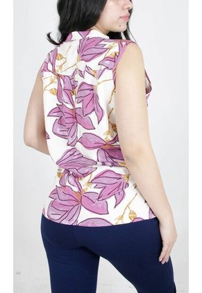 Blusa Para Mujer Manga Sisa Morado Marca L&H