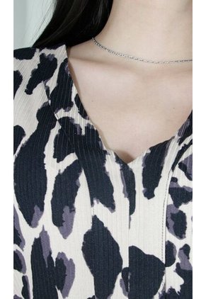 Camiseta Para Mujer Manga Corta Beige Marca L&H