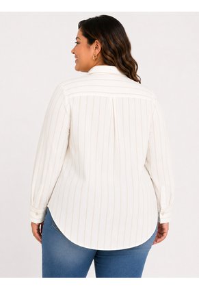 Blusa Para Mujer. Manga 3/4 Taupe Marca L&H Ref. 1F612241