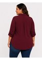 Blusa Para Mujer. Manga 3/4 Vino Marca L&H Ref. 1F612172 de L&H