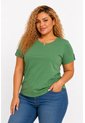 Camiseta Para Mujer. Manga 3/4 Verde Marca L&H Ref. 1F609196 de L&H