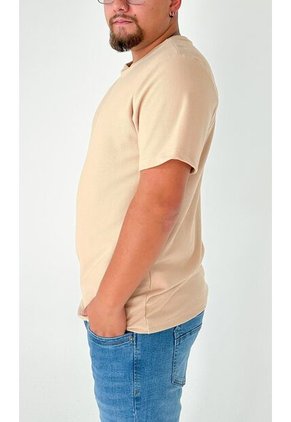 T-Shirt Para Hombre Beige Marca L&H