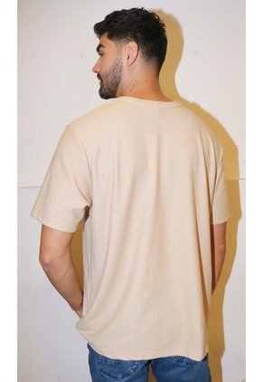 T-Shirt Para Hombre Beige Marca L&H