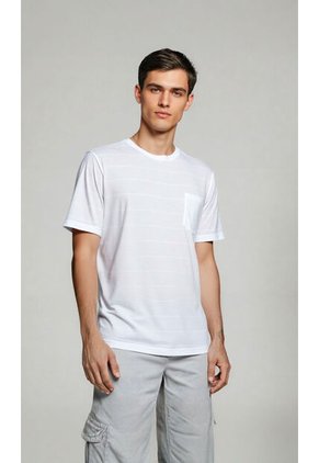 T-Shirt Para Hombre Blanco Marca L&H