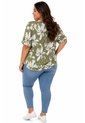 Camiseta Para Mujer. Manga 3/4 Verde Marca L&H Ref. 1F609187 de L&H