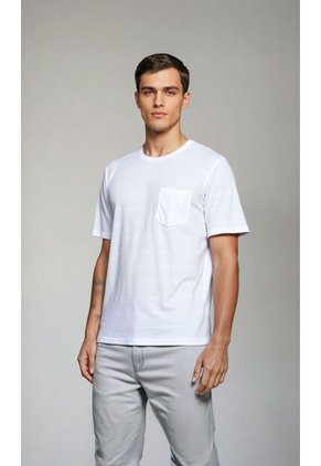 T-Shirt Para Hombre Blanco Marca L&H