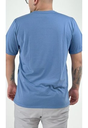 T-Shirt Para Hombre Azul Marca L&H
