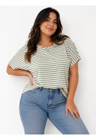 Camiseta Para Mujer. Manga Corta Verde Marca L&H Ref. 1F609186 L&H