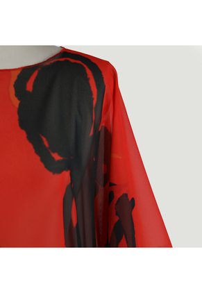 Bluson Para Mujer Manga Corta Rojo Marca L&H