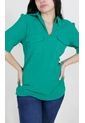 Blusa Para Mujer Manga Corta Verde Marca L&H de L&H
