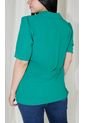 Blusa Para Mujer Manga Corta Verde Marca L&H de L&H