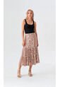 Falda Para Mujer Cafe Marca L&H Ref. 2J414065 de L&H