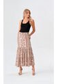 Falda Para Mujer Cafe Marca L&H Ref. 2J414065 de L&H