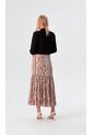 Falda Para Mujer Cafe Marca L&H Ref. 2J414065 de L&H