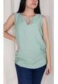Blusa Para Mujer Manga Sisa Verde Marca L&H de L&H