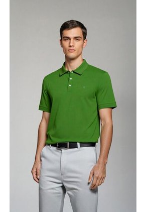 Polo Para Hombre Manga Corta Verde Marca L&H Ref. 4Q109135