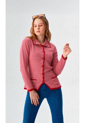 Saco Para Mujer Manga Larga Vino Marca L&H Ref. 4E433038