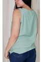Blusa Para Mujer Manga Sisa Verde Marca L&H de L&H