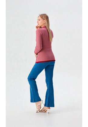 Saco Para Mujer Manga Larga Vino Marca L&H Ref. 4E433038