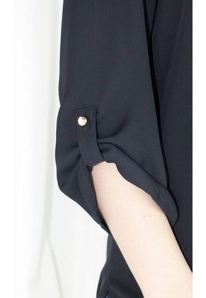 Blusa Para Mujer Manga 3/4 Negro Marca L&H