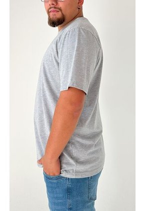 T-Shirt Para Hombre Gris Claro Marca L&H