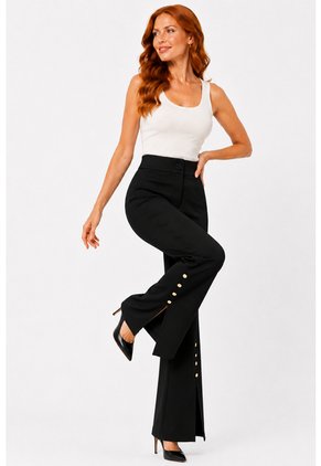 Leggins Para Mujer Negro Marca L&H Ref. 1F423146