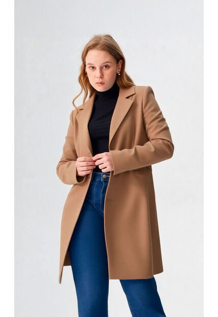 Gaban Para Mujer Cafe Marca L&H