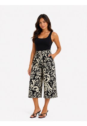 Capri Para Mujer Negro Marca L&H Ref. 1F426092